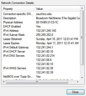 MAC adresa sustava Windows 7