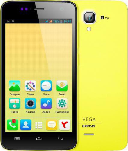 Smartphone Explay Vega: recenzije i značajke